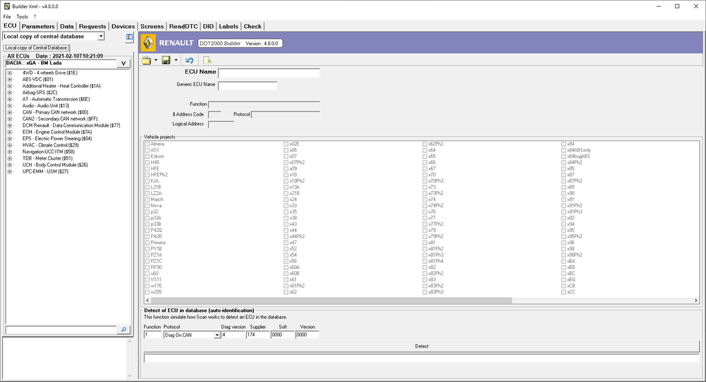 Renault All-In-One Dealership Solution CAN CLIP / Reprog / DDT2000 / Dialogys / VISU / CONSULT Truck