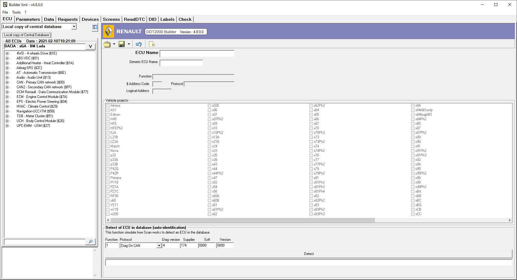 Renault All-In-One Dealership Solution CAN CLIP / Reprog / DDT2000 / Dialogys / VISU / CONSULT Truck