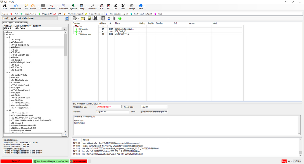 Renault All-In-One Dealership Solution CAN CLIP / Reprog / DDT2000 / Dialogys / VISU / CONSULT Truck