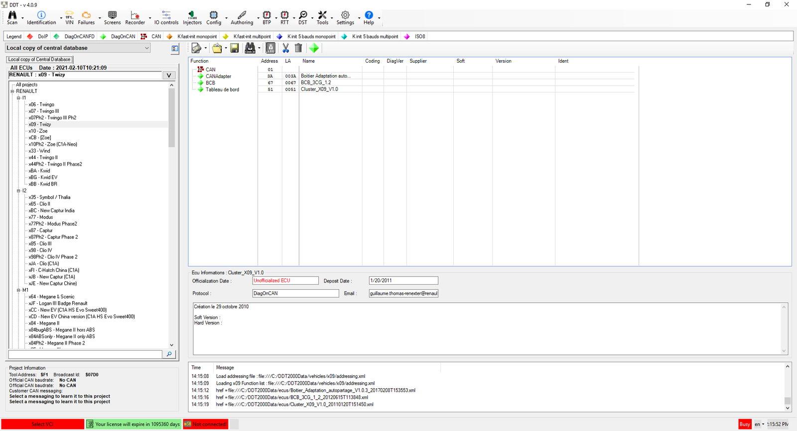 Renault All-In-One Dealership Solution CAN CLIP / Reprog / DDT2000 / Dialogys / VISU / CONSULT Truck