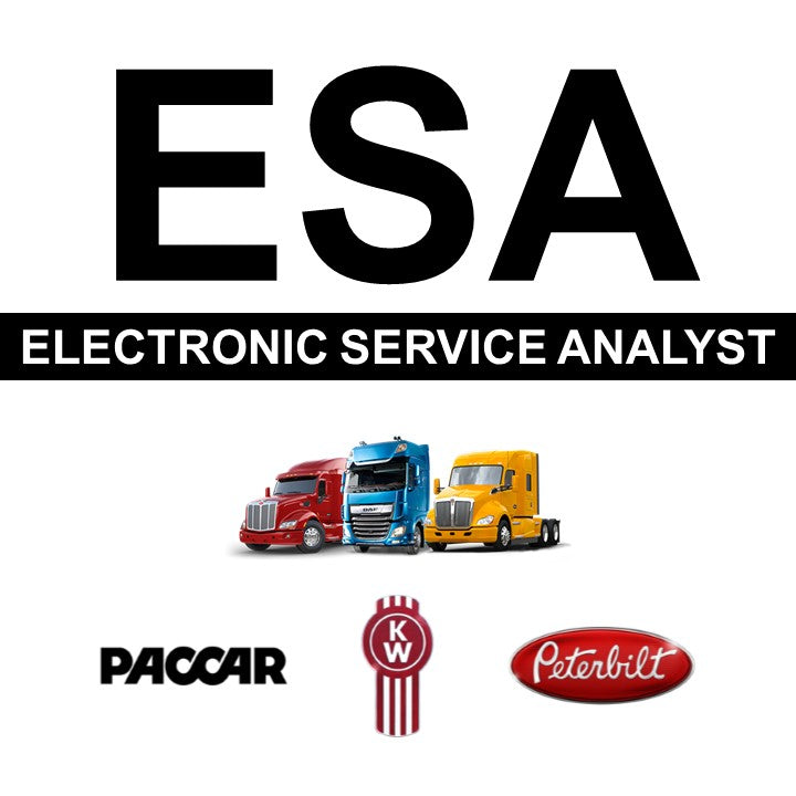 Paccar ESA (Electronic Service Analyst) Diagnostic Software v5.7.0 with 03.2023 SW Calibration Files