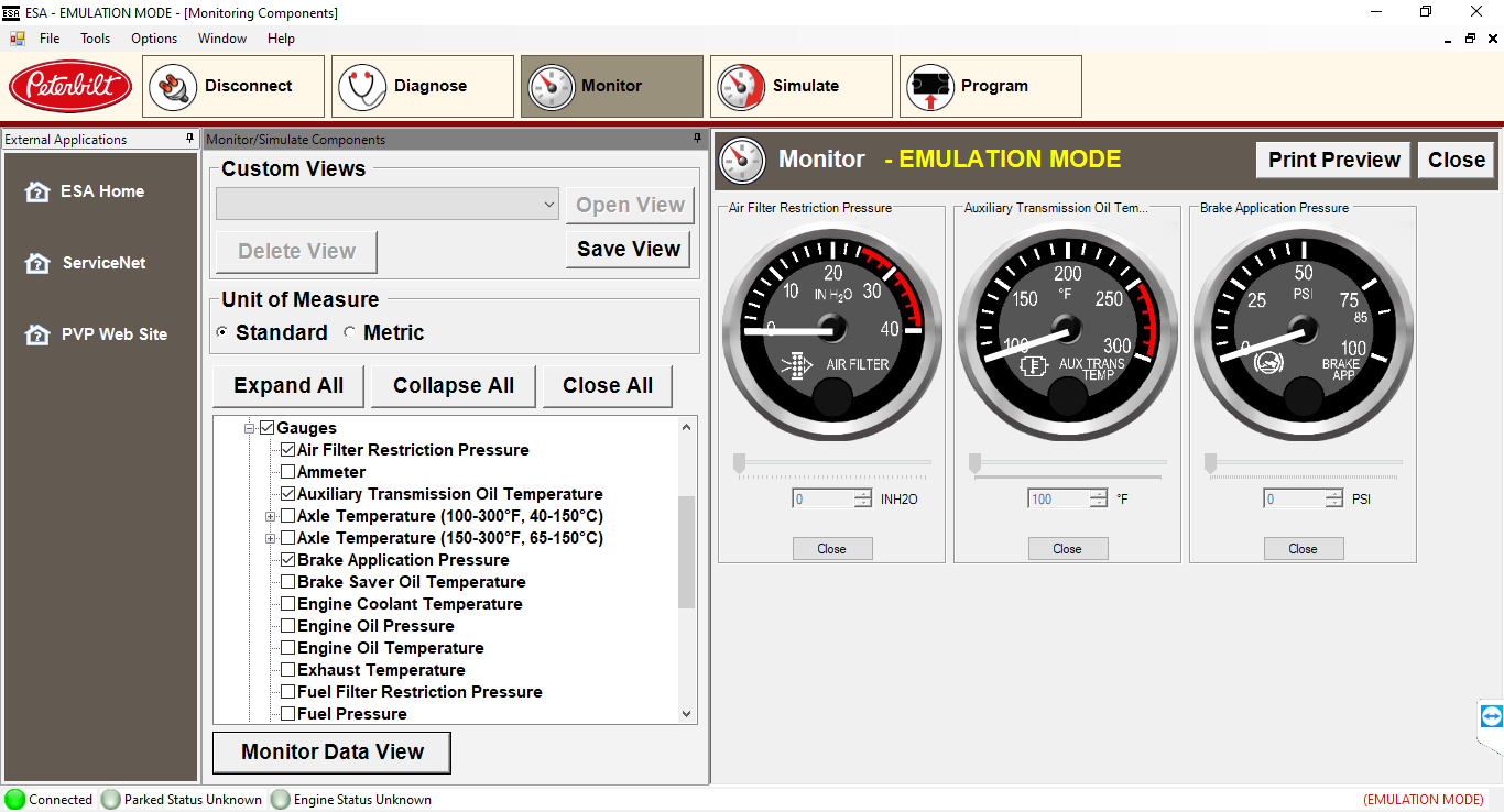 Paccar ESA (Electronic Service Analyst) Diagnostic Software v5.7.0 with 03.2023 SW Calibration Files