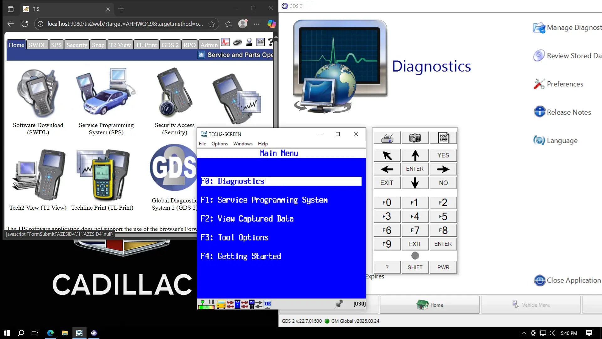 GM Diagnostic Bundle — Remote Install (GlobalTIS, GDS2 & Tech2Win)