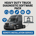 Heavy Duty Truck Diagnostic Software Pack | Remote Installation Service