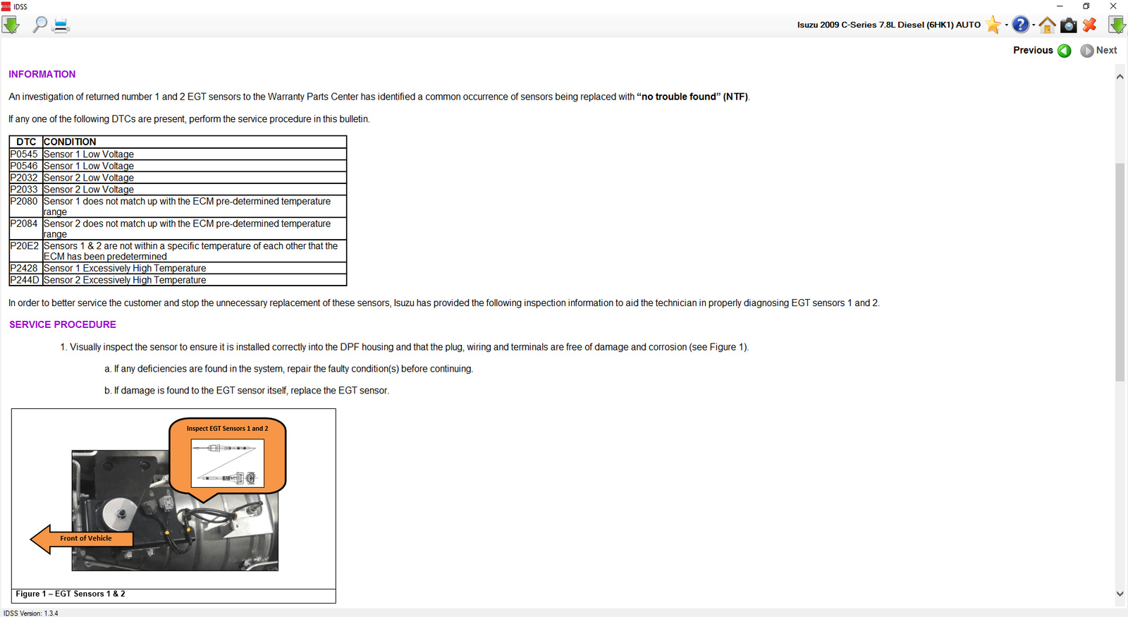 Isuzu Diagnostic Service System (US-IDSS) Software 2.2023 Release For Isuzu North America Market