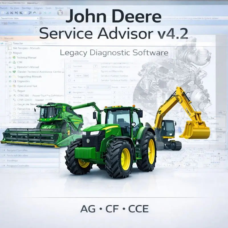 John Deere Service Advisor v4.2 AG/CF/CCE – Legacy Diagnostic Software