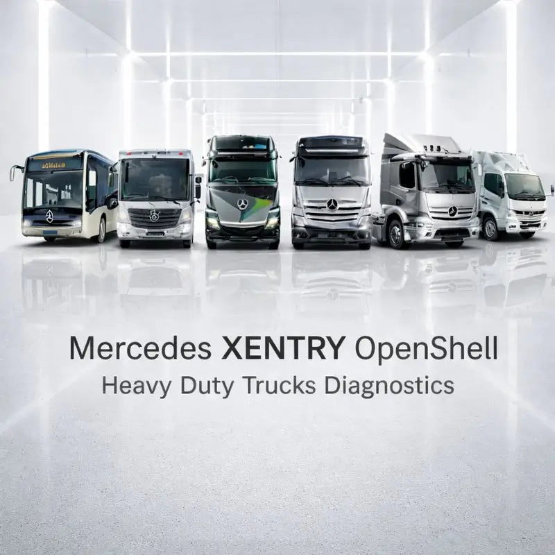 Mercedes XENTRY Diagnosis OpenShell (XDOS) Heavy Duty Trucks 1.2026 | Full Remote Installation & VCI Configuration Service