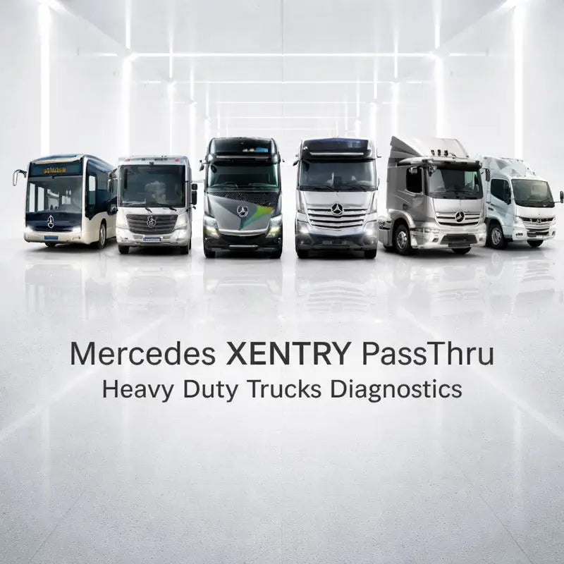 Mercedes XENTRY PassThru (XPT) Heavy Duty Trucks 1.2026 | Full Remote Installation & J2534 Configuration Service