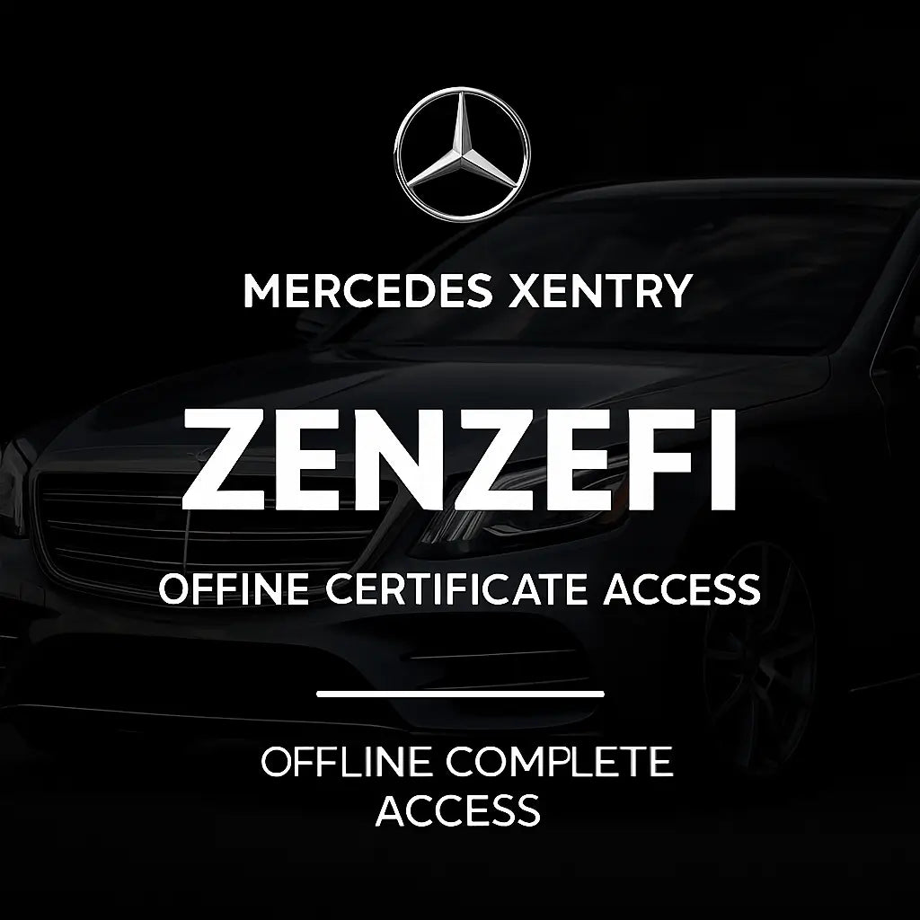 ZenZefi Certificate (12 August 2026) For Mercedes Xentry | Offline Diagnostic & Coding Access