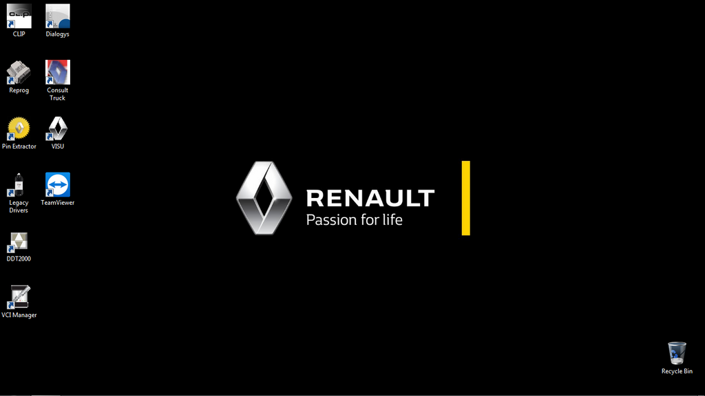 Renault All-In-One Dealership Solution CAN CLIP / Reprog / DDT2000 / Dialogys / VISU / CONSULT Truck