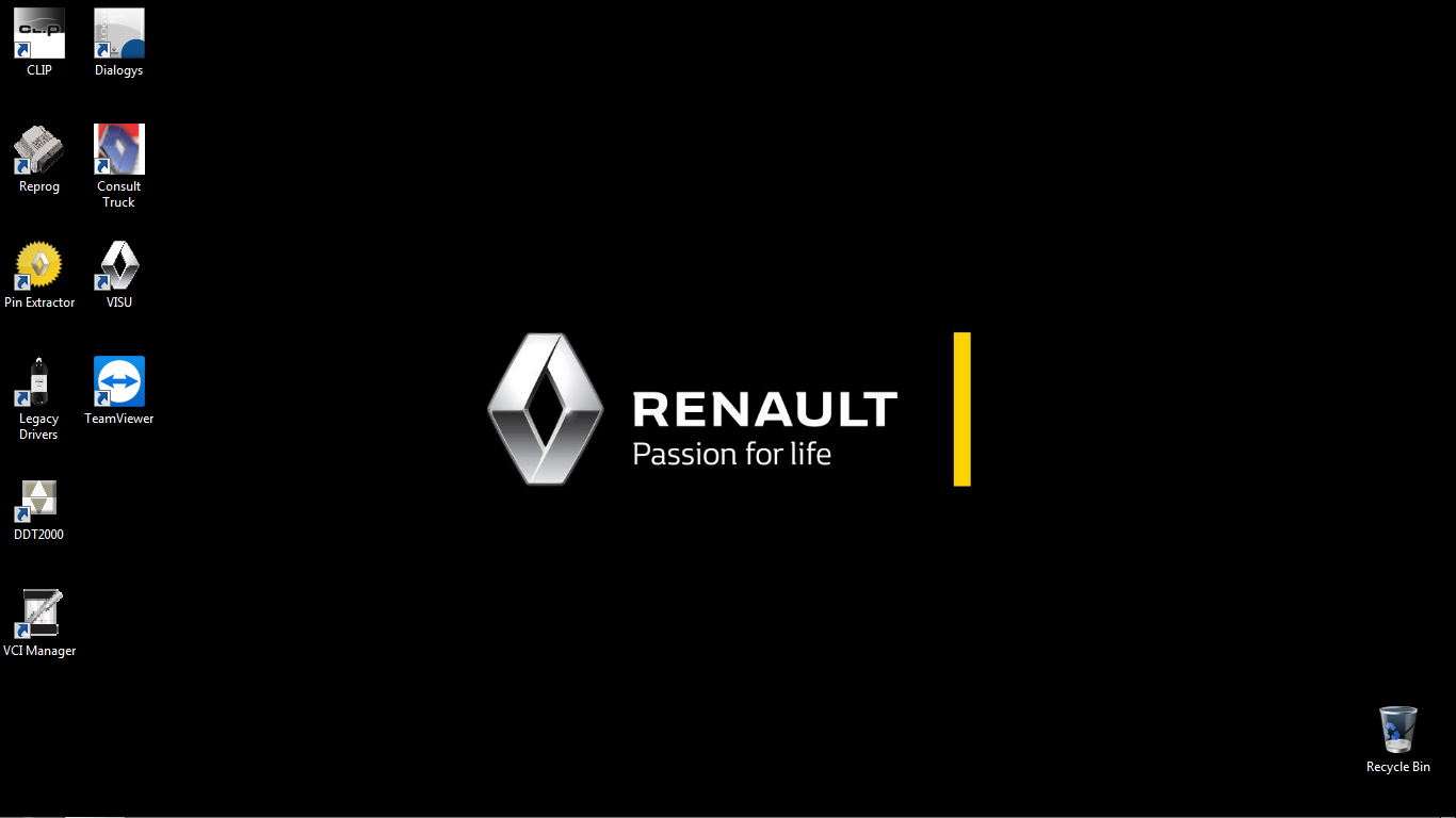Renault All-In-One Dealership Solution CAN CLIP / Reprog / DDT2000 / Dialogys / VISU / CONSULT Truck