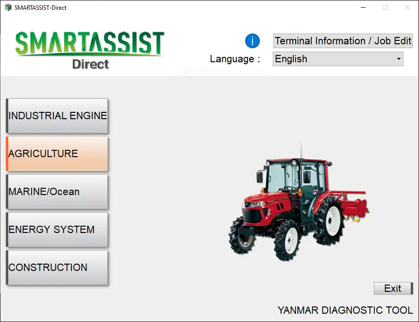 Yanmar SmartAssist Direct (SA-Direct) Diagnostic Software